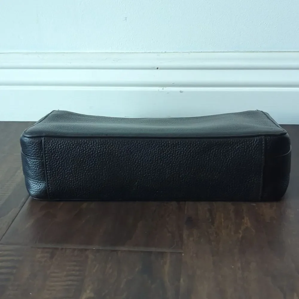 Vintage Black Leather Nordstrom Crossbody Purse